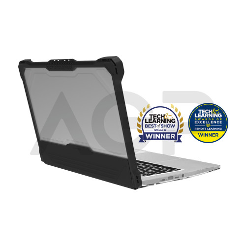 MAXCases Extreme Shell-L for HP G7/G6 Chromebook Clamshell 14" (Black/Clear)