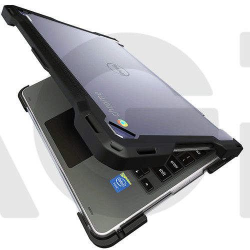 UZBL Rugged Hard Shell Case for Dell 3100 (2-in-1) /3110 (2-in-1) /3120 (2-in-1) / 5190 (2-in-1) Chromebook