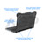 MAXCases Extreme Shell-L for Asus 1100 Series 11.6" Win 10/Chrome, BR1100F, Flip CR1, CR1 (Black/Clear)