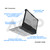 MAXCases Extreme Shell-L for HP G7/G6 Chromebook Clamshell 14" (Black/Clear)