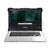 MAXCases Extreme Shell-L for HP G7/G6 Chromebook Clamshell 14" (Black/Clear)