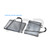 MAXCases Extreme Shell-F2 Slide Case for Lenovo 500e/w G4 Chromebook 2:1 12" (Gray/Clear)