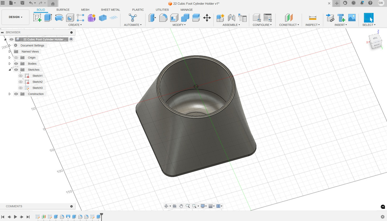 Oxygen Cylinder Support Tool