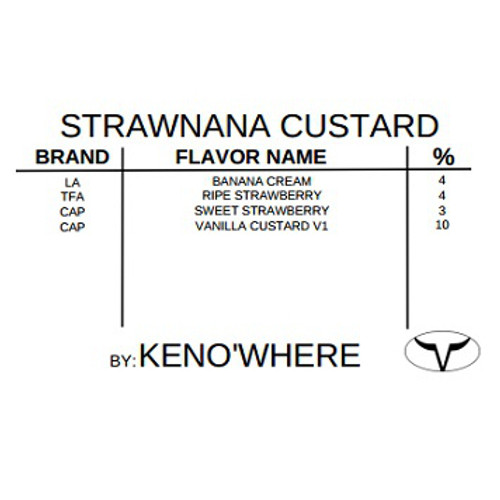 Strawnana Custard by Ken O'Where