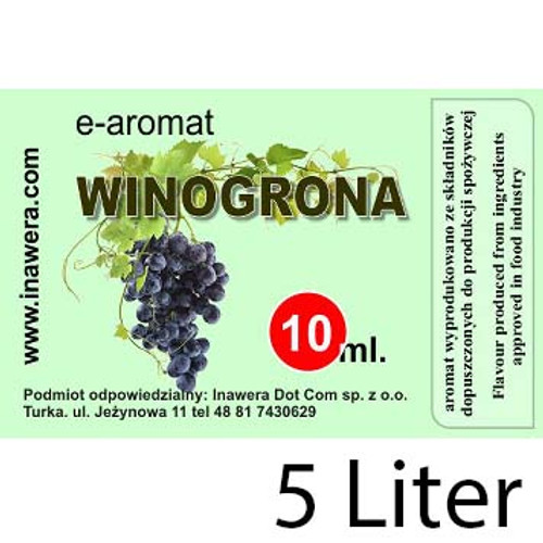 Grape Flavor INW 5 Liter