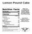 Lemon Pound Cake Flavor-SSA