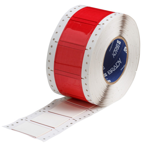 0.5" x 1.66" Brady PermaSleeve Heatex Heat Shrink Label - HX-1000-2-WT-4