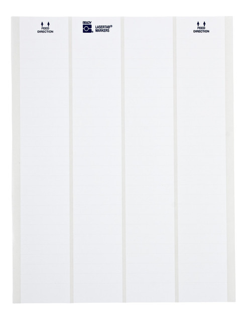 0.65" x 0.25" Brady Label (Pack of 27 Sheets) - LAT-3-747-10