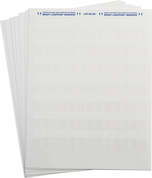 0.5" x 1.25" Brady Label - LAT-49-361-1