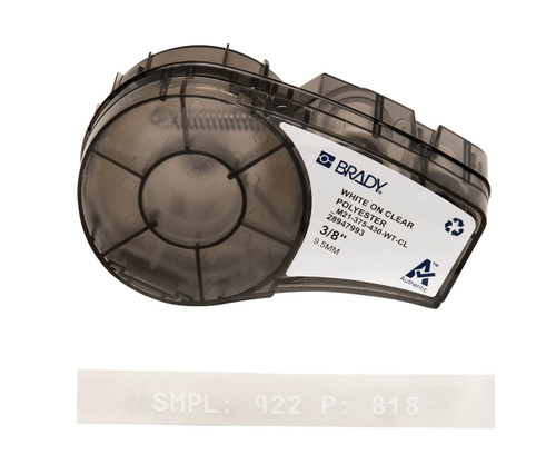Brady WorkHorse Series Label (Clear) - M21-375-430-WT-CL