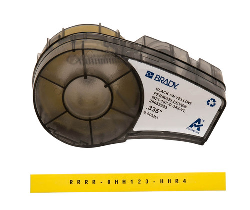 Brady PermaSleeve Series Label - M21-187-C-342-YL