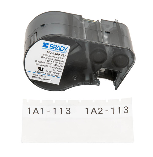 Brady Self-Laminating Label (Cartridge) - MC-1500-427