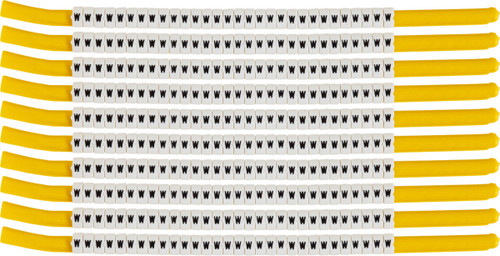 Brady ClipSleeve Wire Markers Label - SCN18-W