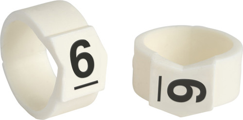 Brady ClipSleeve Wire Markers Label (Black on White) (Pack of 50 Pieces) - SCN61-6