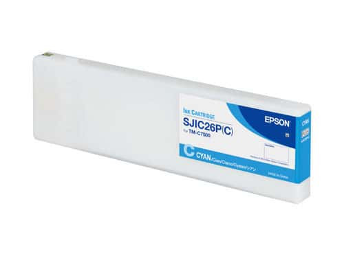 Epson SJIC26P Ribbon (Cyan) (Cartridge) - C33S020615