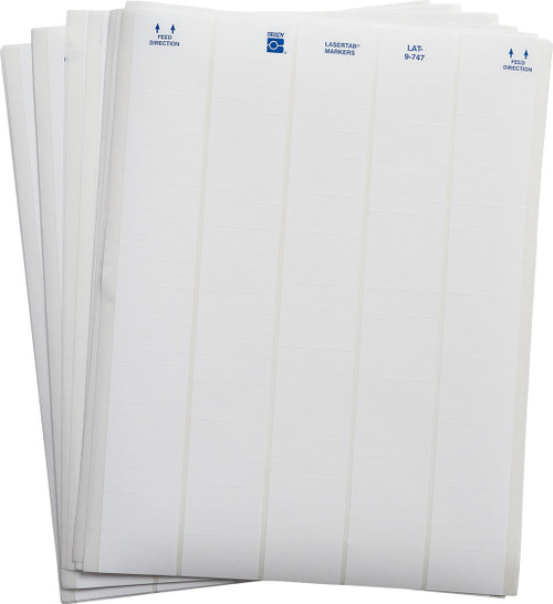 1.5" x 0.25" Brady Label (Pack of 53 Sheets) - LAT-9-747-10
