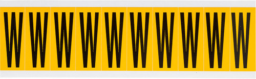0.875" x 2.25" Brady Label - 1534-W