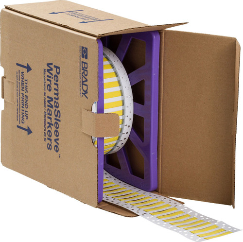 1" x 0.335" Brady Label (Yellow) (Roll of 5000 Each) - 3CGS-187-2-YL-2