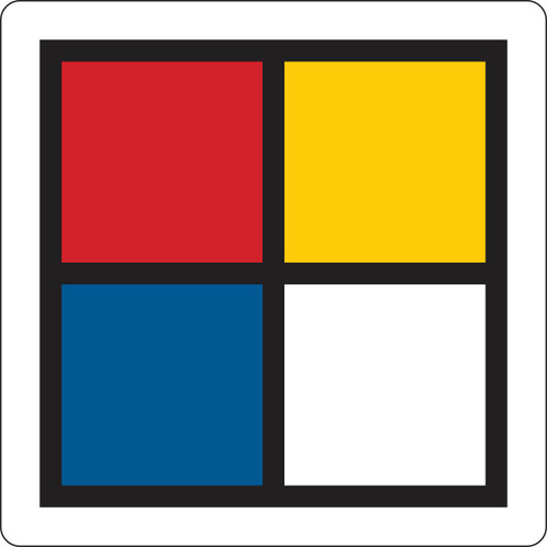 0.875" x 0.875" Brady Label - 536LS