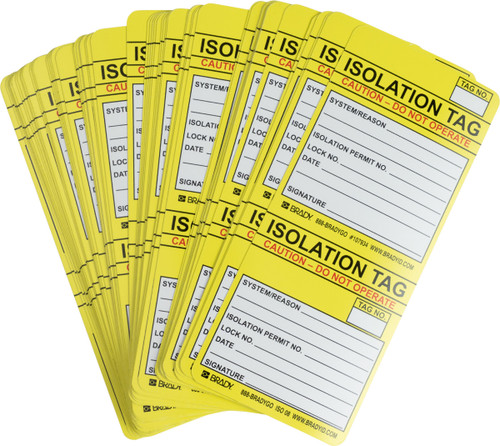 Brady Tag - ISO-ISO 08