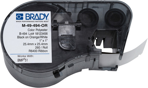 Brady Label (Cartridge) - M-49-494-OR