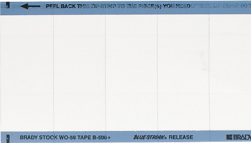2.25" x 1" Brady Label (Pack of 25 Cards) - WO-59-PK