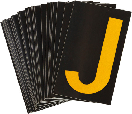 1.75" x 2.875" Brady Label - 5000-J