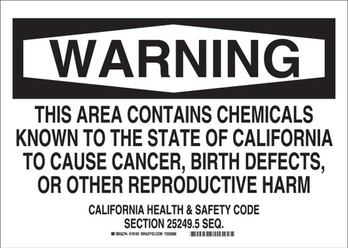 Brady Label (Sign) - 18182