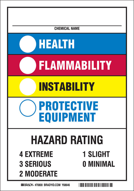 Brady Label - 70800