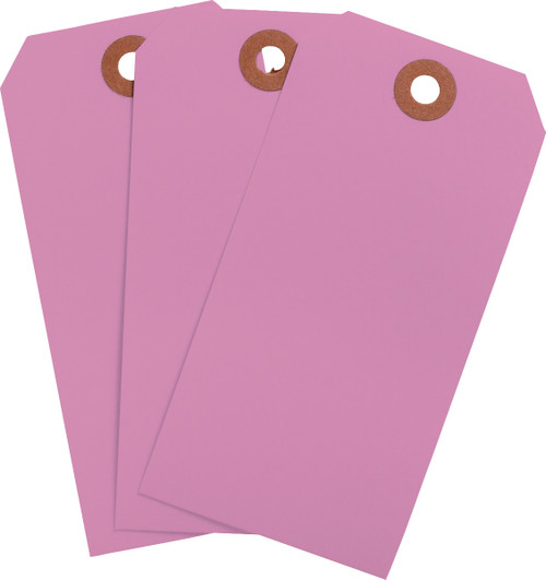 2.375" x 4.75" Brady Tag (Pink) (Pack of 1000 Tags) - 102124