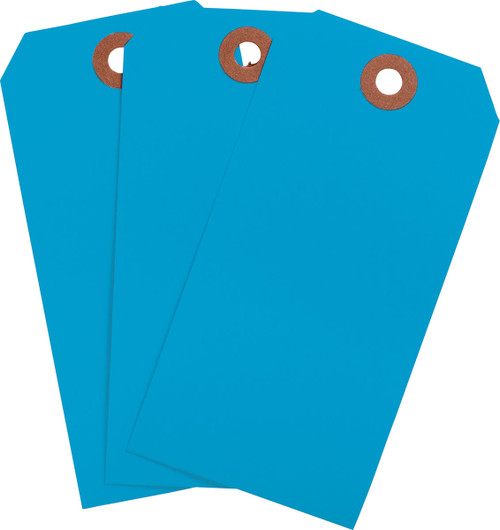 2.375" x 4.75" Brady Tag (Light Blue) (Pack of 1000 Tags) - 102092