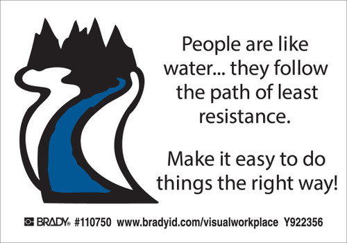 5" x 3.5" Brady Label - 110750