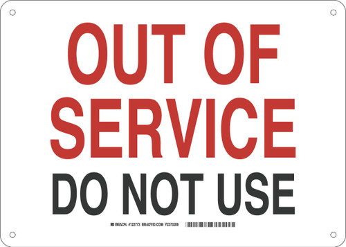 Brady Label - 122915