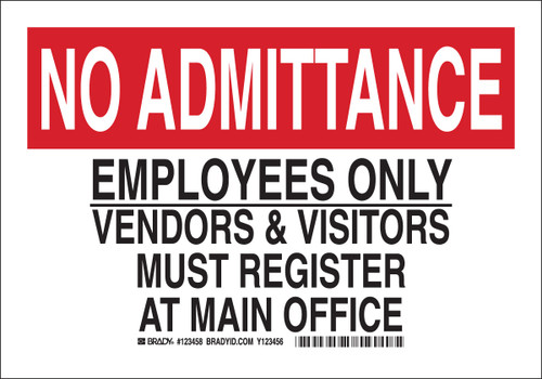 Brady Label - 123461