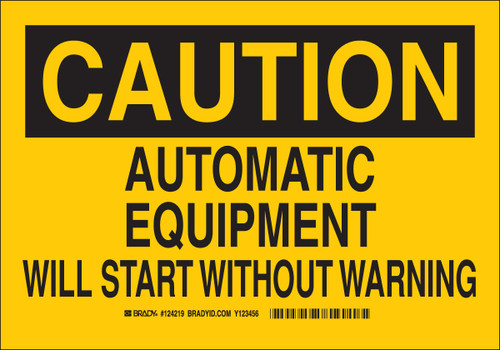 Brady Label - 124222