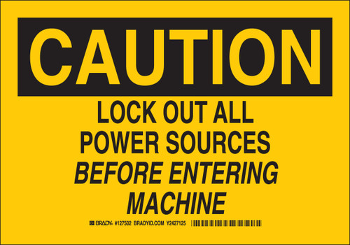 Brady Label - 127503