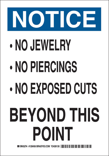 Brady Label - 128459