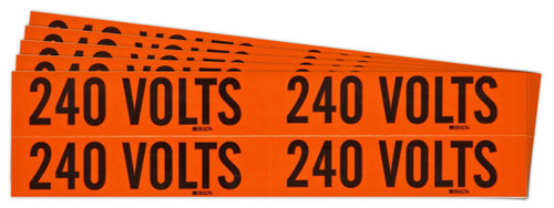 4.125" x 1.125" Brady Label - 152354