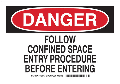 Brady Label - 123607