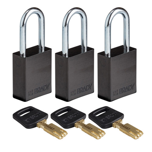 ALU-BLK-38ST-KA3PK Brady  Accessory - Image1