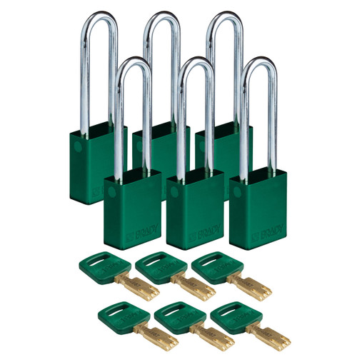 ALU-GRN-76ST-KA6PK Brady  Accessory - Image1
