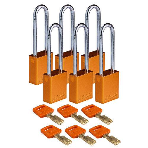 ALU-ORG-76ST-KA6PK Brady  Accessory - Image1