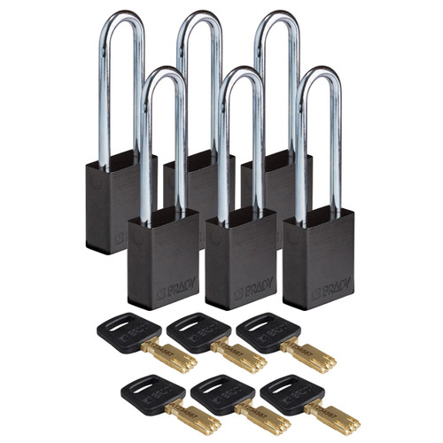 ALU-BLK-76ST-KD6PK Brady  Accessory - Image1