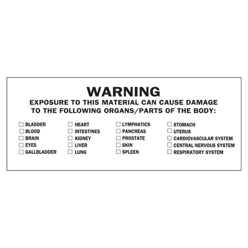 93800 Brady  Label - Image1