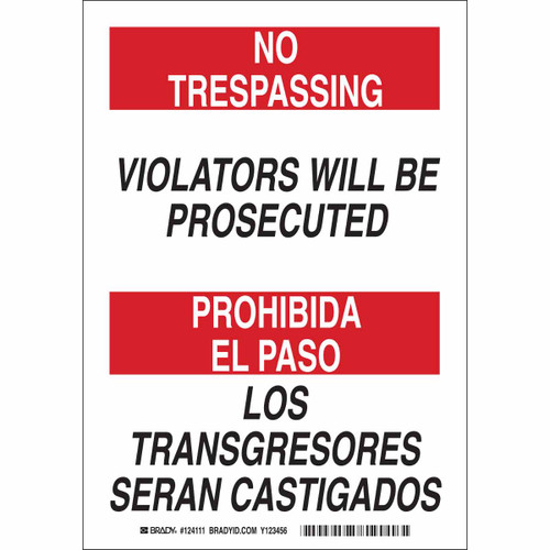 124110 Brady  Label - Image1