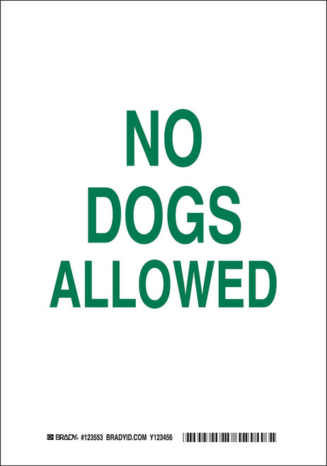 Brady Label - 123555