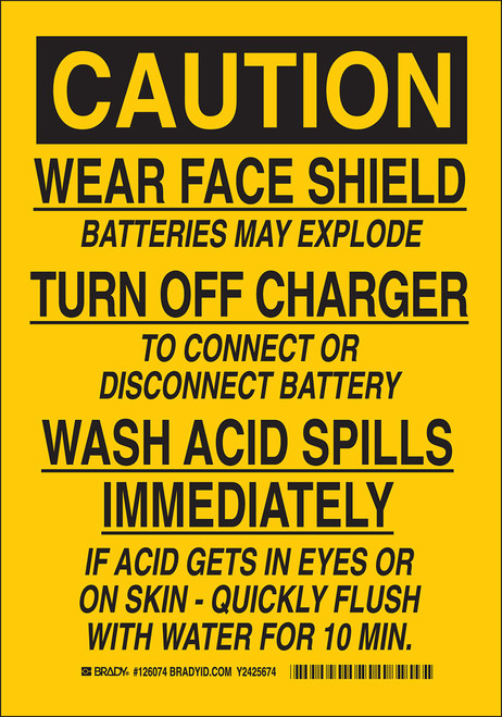 Brady Label - 126076