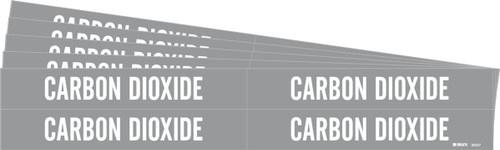 7" x 1.125" Brady CARBON DIOXIDE Pipe Marker - 90307-PK