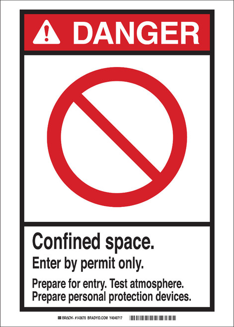 Brady Label (Sign) - 143674