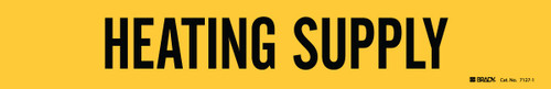 14" x 2.25" Brady Label (Black on Yellow) (Pack of 5 Cards) - 7127-1-PK